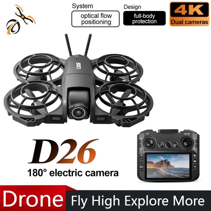 Drone Gimbal Brushless - Dron D26 4K Aerial HD 180