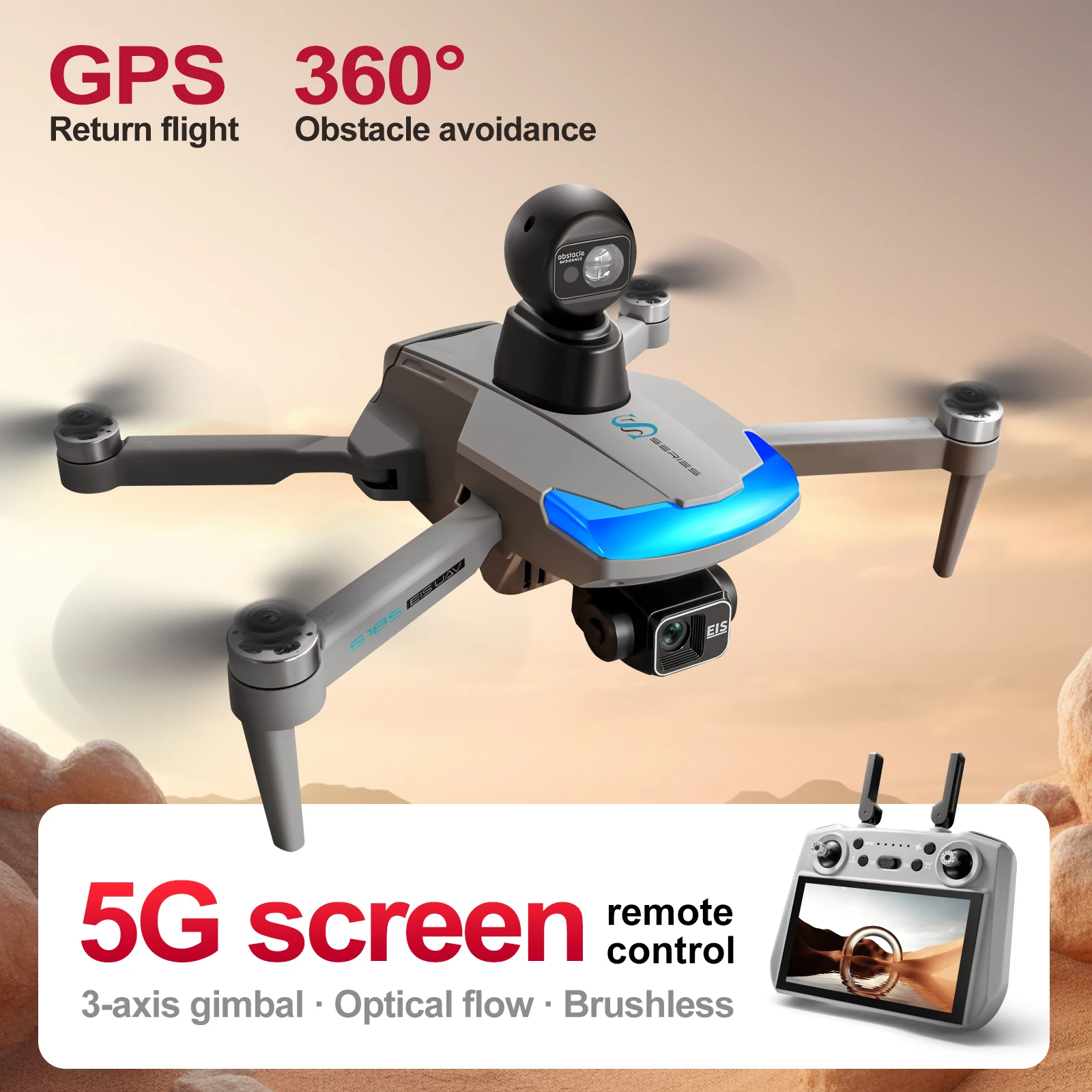 S185 Profesjonalny dron 2.7K H – Drone Gimbal 3 Axis recenzja i cena