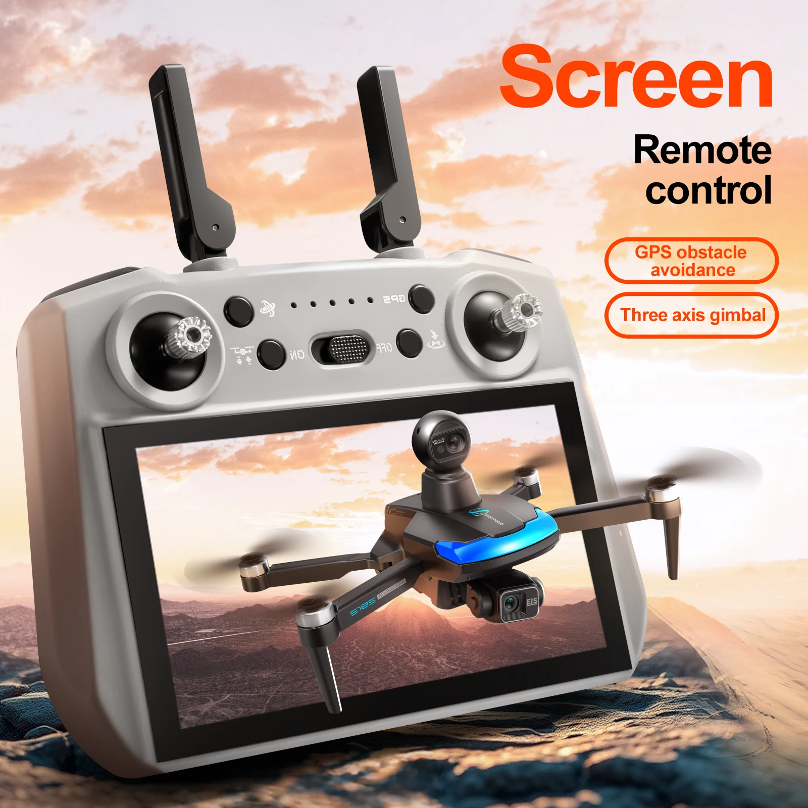 S185 Profesjonalny dron 2.7K H – Drone Gimbal 3 Axis recenzja i cena