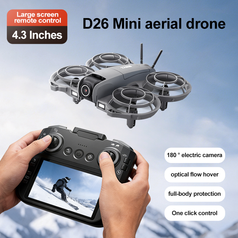Dron D26 4K Aerial HD 180 °    – Drone Gimbal Brushless recenzja i cena