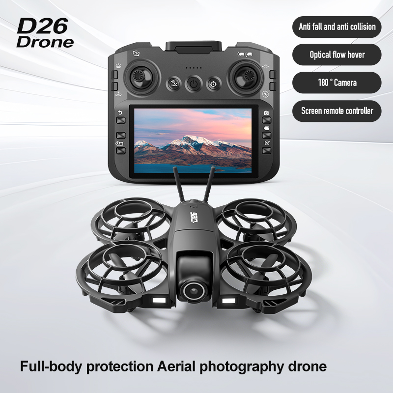 Dron D26 4K Aerial HD 180 °    – Drone Gimbal Brushless recenzja i cena