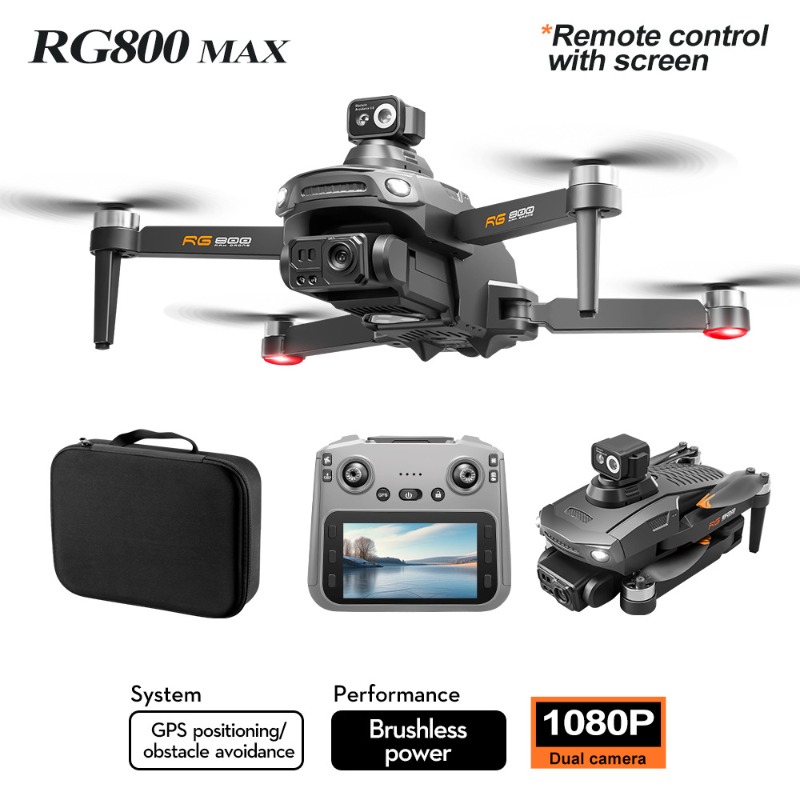 NOWOŚĆ RG800 MAX Drone 1080P H – Drone Gimbal Brushless recenzja i cena